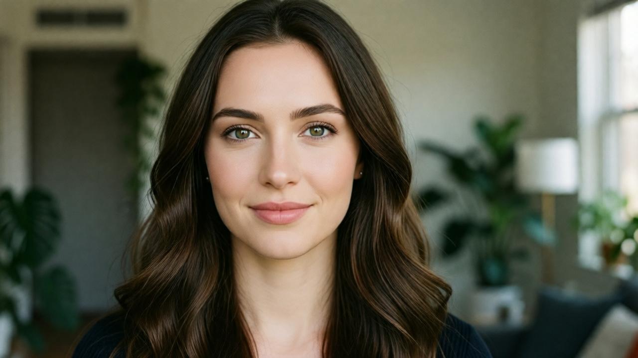 Bild einer europäischen Frau